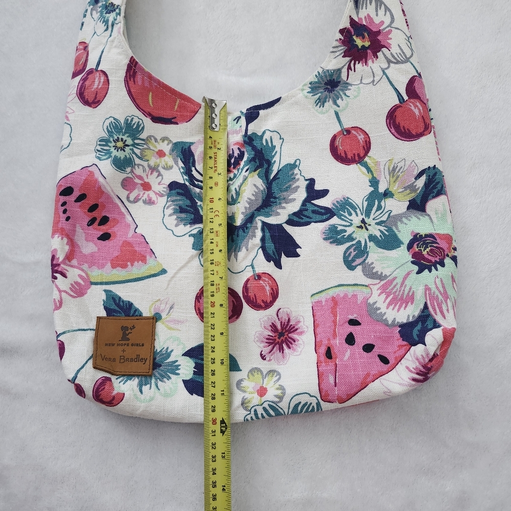VERA BRADLEY New Hope Womens Floral Tropical Canvas Crossbody Bag NWT - Picture 7 of 9